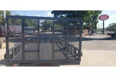 New 2026 Covered Wagon 76x12' Utility, Cobra Lined Bed, HD tractor gate