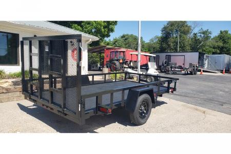 New 2026 Covered Wagon 76x12' Utility, Cobra Lined Bed, HD tractor gate