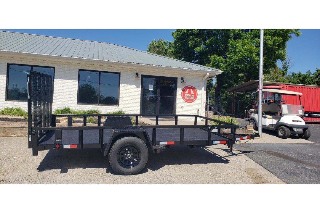 New 2026 Covered Wagon 76x12' Utility, Cobra Lined Bed, HD tractor gate