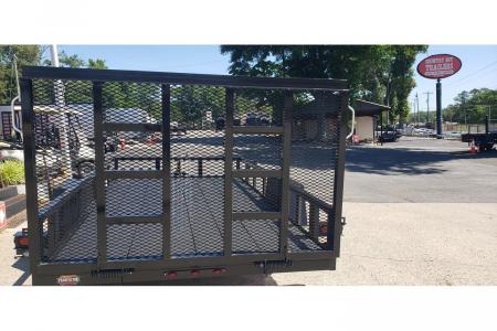 New 2026 Covered Wagon 76x12' Utility, Cobra Lined Bed, HD tractor gate