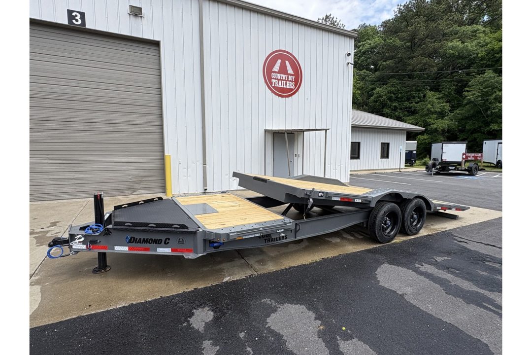 New 2026 Diamond C 8.5x22' Hydraulic & Gravity Tilt, ABS Brakes, Drive over Fenders, 18K GVWR, HXD208