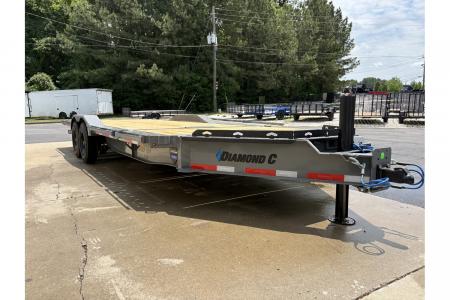 New 2026 Diamond C 8.5x22' Hydraulic & Gravity Tilt, ABS Brakes, Drive over Fenders, 18K GVWR, HXD208