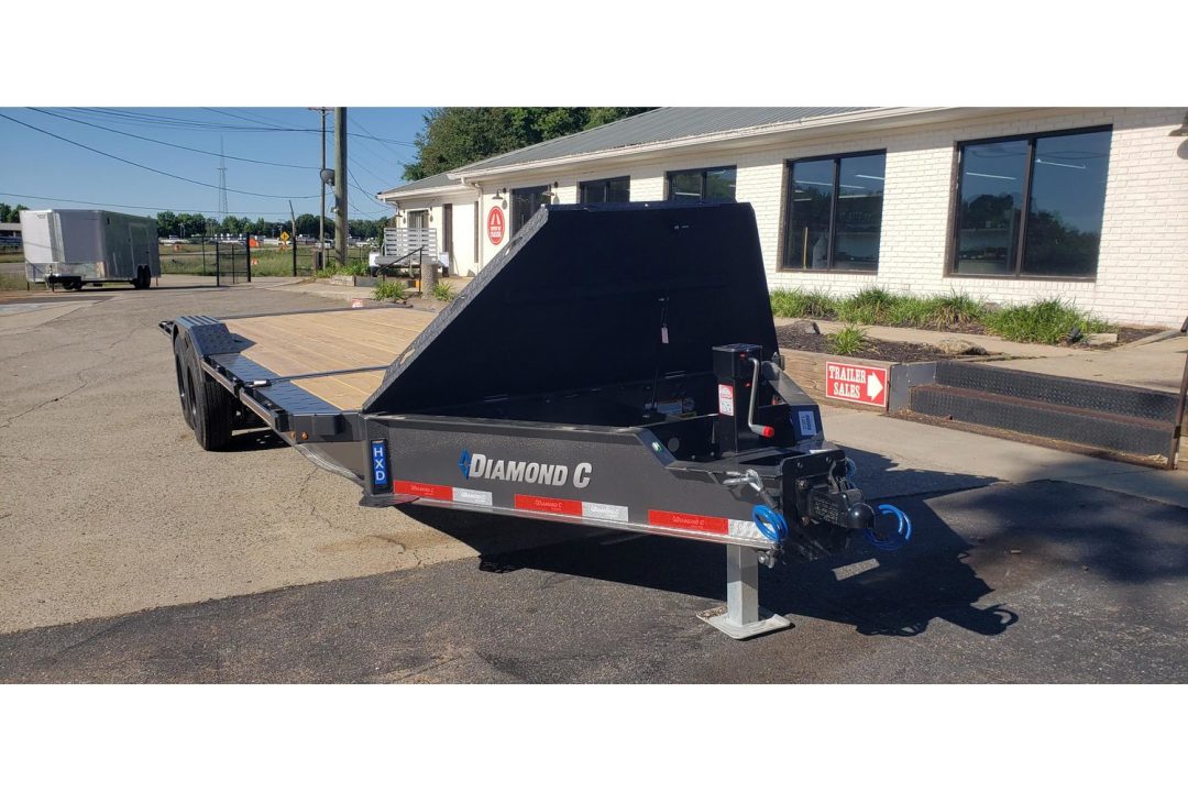 New 2026 Diamond C 8.5x22' Equipment, 4' Flat, 18' Tilt, Max Wide HXD208
