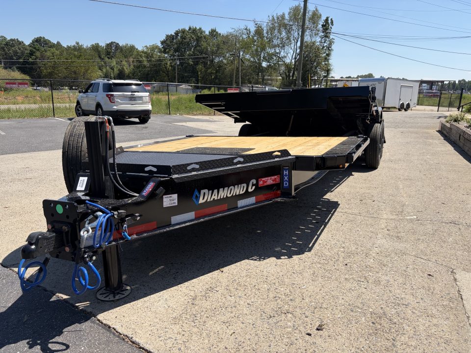 New 2027 Diamond C 8.5x24 Equipment, 18' Tilt, Drive-0ver Fenders HXD210