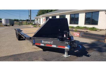 New 2026 Diamond C 8.5x22' Equipment, 4' Flat, 18' Tilt, Max Wide HXD208