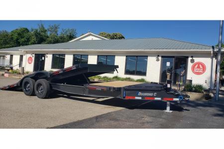 New 2026 Diamond C 8.5x22' Equipment, 4' Flat, 18' Tilt, Max Wide HXD208