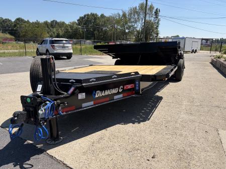New 2027 Diamond C 8.5x24 Equipment, 18' Tilt, Drive-0ver Fenders HXD210