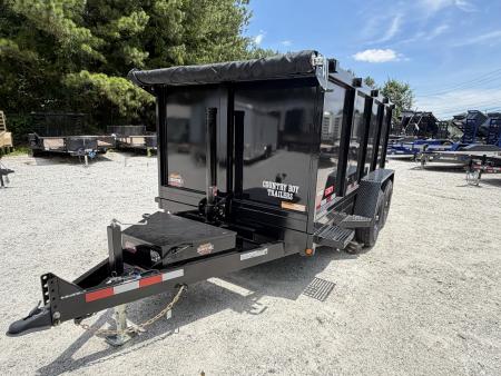 New 2026 Covered Wagon 6'x12' Dump,4' Sides, 9990 GVWR, 2-Way Gate