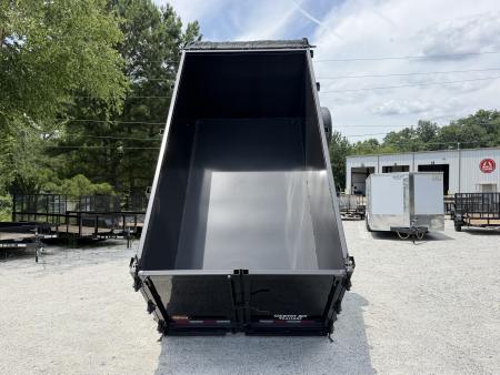 New 2026 Covered Wagon 6'x12' Dump,4' Sides, 9990 GVWR, 2-Way Gate