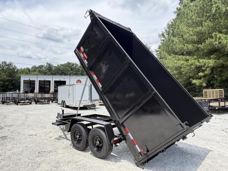 New 2026 Covered Wagon 6'x12' Dump,4' Sides, 9990 GVWR, 2-Way Gate