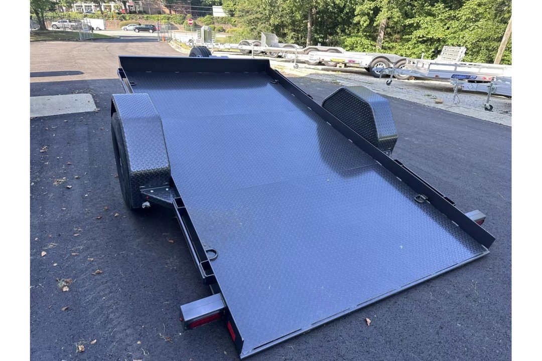 New 2026 Diamond C 12' x 77" Steel Full-Bed Tilt, 7000lb GVWR,  DSA107