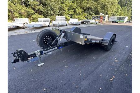 New 2026 Diamond C 12' x 77" Steel Full-Bed Tilt, 7000lb GVWR,  DSA107