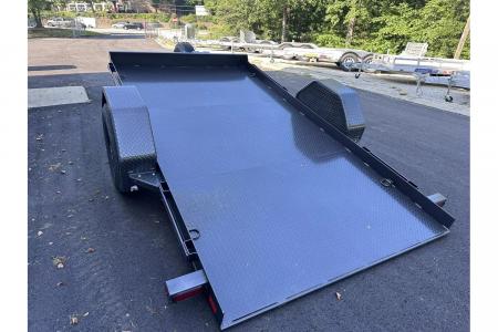 New 2026 Diamond C 12' x 77" Steel Full-Bed Tilt, 7000lb GVWR,  DSA107