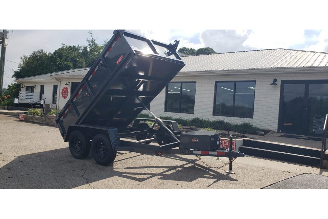New 2026 Covered Wagon 6x10' Dump, 2' Sides, 7K GVWR