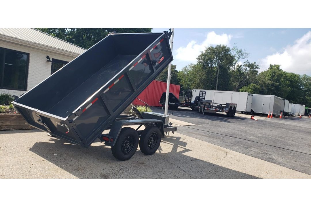 New 2026 Covered Wagon 6x10' Dump, 2' Sides, 7K GVWR