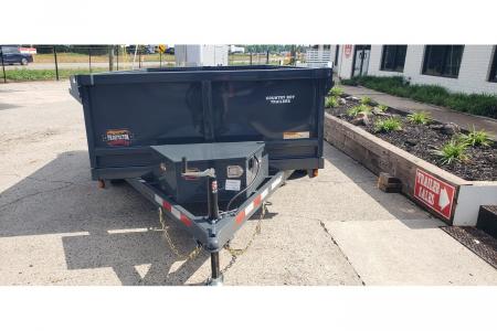 New 2026 Covered Wagon 6x10' Dump, 2' Sides, 7K GVWR