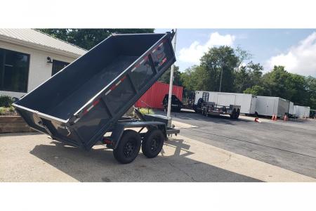 New 2026 Covered Wagon 6x10' Dump, 2' Sides, 7K GVWR
