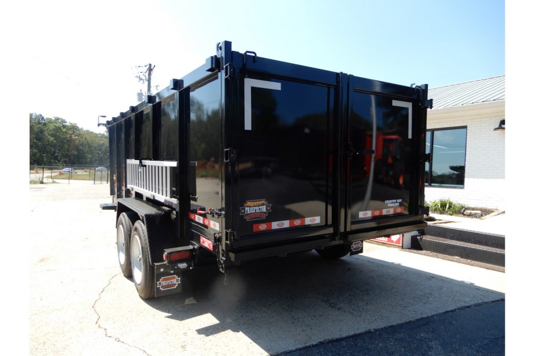 New 2026 Covered Wagon 7x16' Dump, 4' Sides, Spare Tire, Ramps, Tarp
