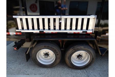 New 2026 Covered Wagon 7x16' Dump, 4' Sides, Spare Tire, Ramps, Tarp