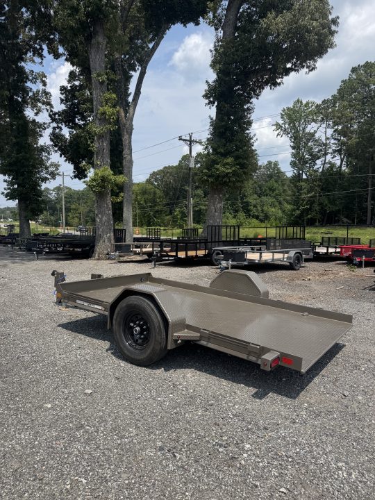 New 2027 Diamond C 77x12 Equipment, Diamond Plate Steel Tilt Deck, 7K GVWR DSA107
