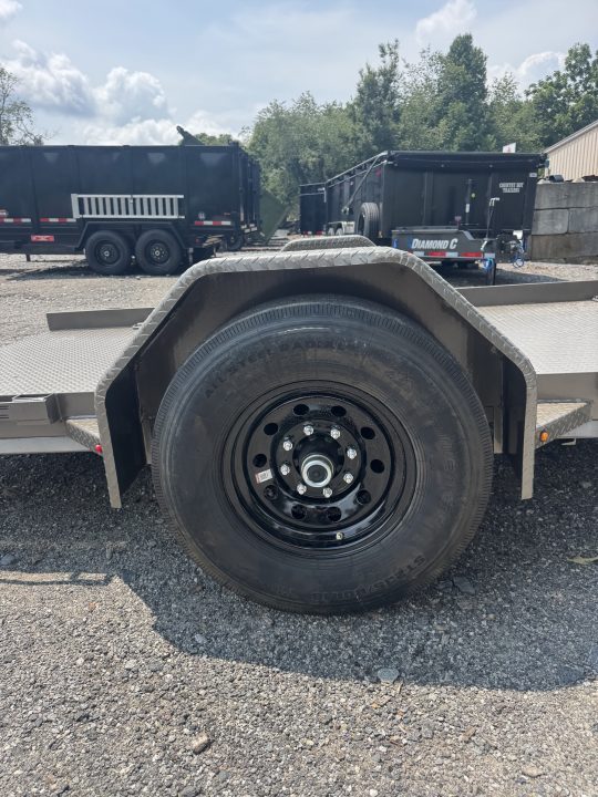 New 2027 Diamond C 77x12 Equipment, Diamond Plate Steel Tilt Deck, 7K GVWR DSA107