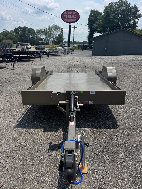 New 2027 Diamond C 77x12 Equipment, Diamond Plate Steel Tilt Deck, 7K GVWR DSA107