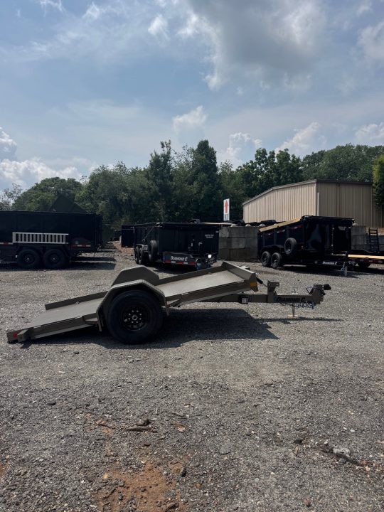 New 2027 Diamond C 77x12 Equipment, Diamond Plate Steel Tilt Deck, 7K GVWR DSA107