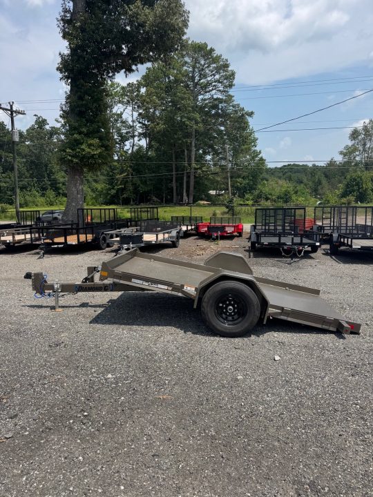 New 2027 Diamond C 77x12 Equipment, Diamond Plate Steel Tilt Deck, 7K GVWR DSA107
