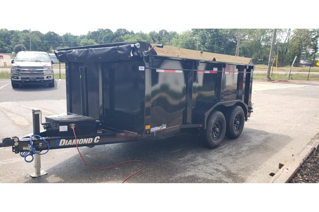 New 2026 Diamond C 77x12' Dump, 44" Sides, 6k Axles, Spare MDT206
