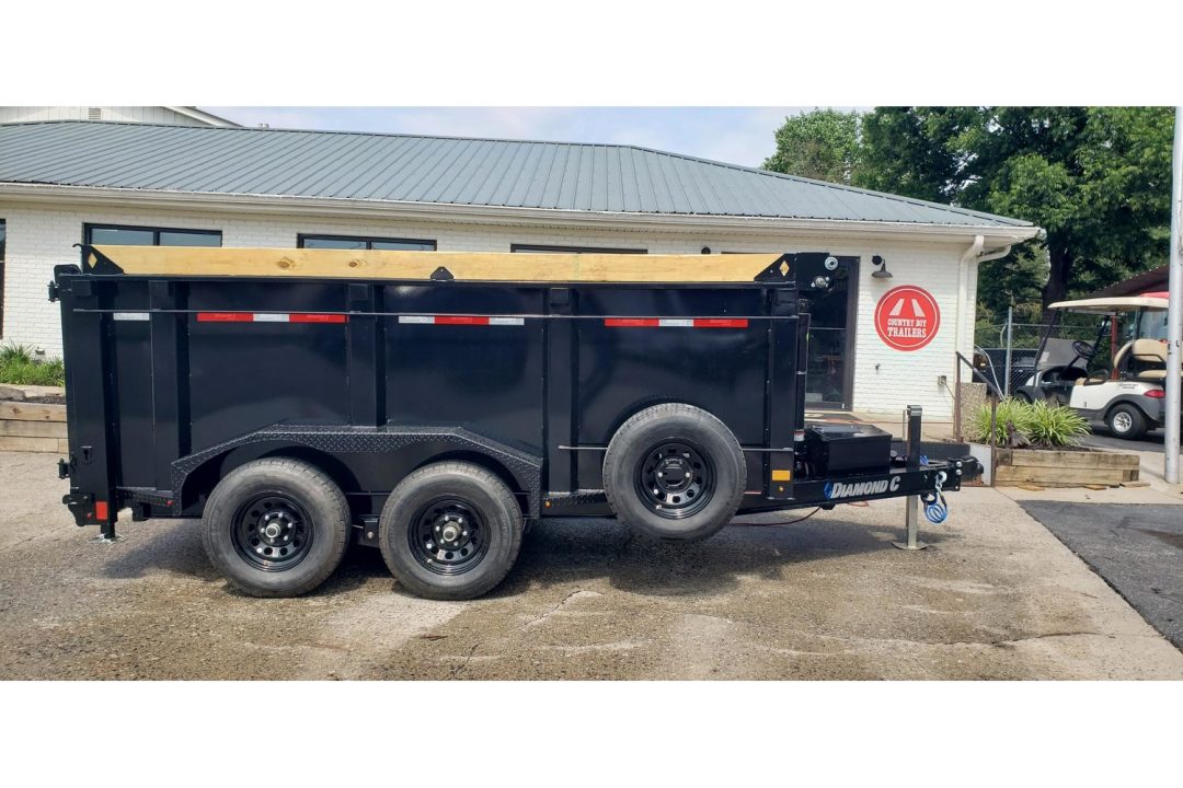 New 2026 Diamond C 77x12' Dump, 44" Sides, 6k Axles, Spare MDT206