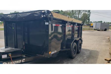 New 2026 Diamond C 77x12' Dump, 44" Sides, 6k Axles, Spare MDT206