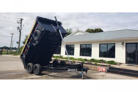 New 2026 Diamond C 77x12' Dump, 44" Sides, 6k Axles, Spare MDT206
