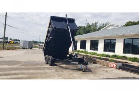 New 2026 Diamond C 77x12' Dump, 44" Sides, 6k Axles, Spare MDT206