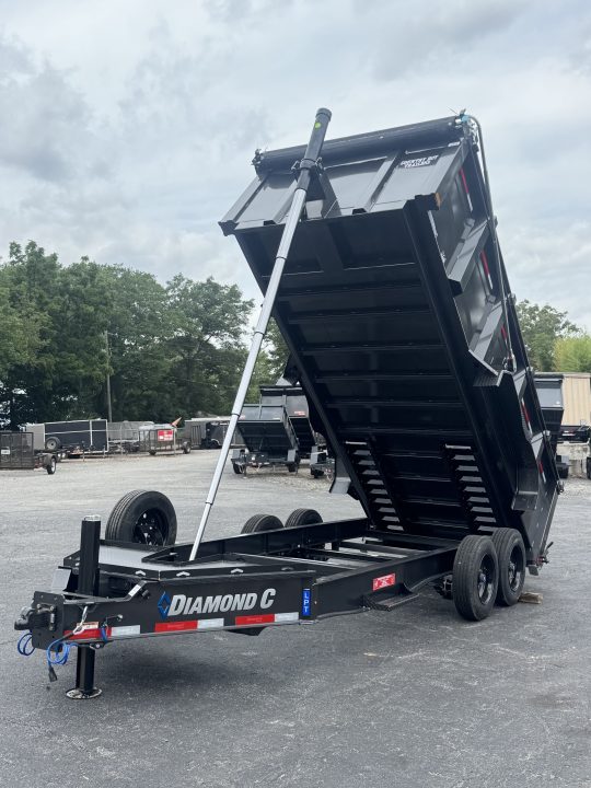 New 2026 Diamond C 81x16' Dump, 44" Sides, 8K axles, LPT208