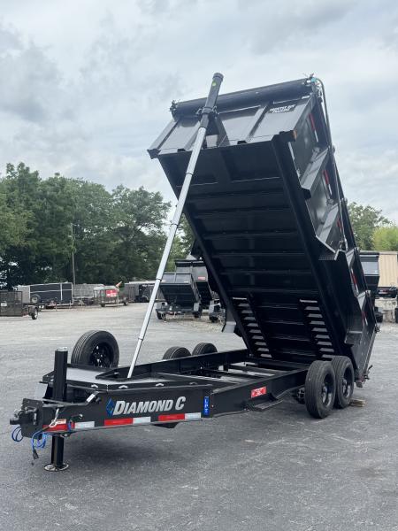 New 2026 Diamond C 81x16' Dump, 44" Sides, 8K axles, LPT208