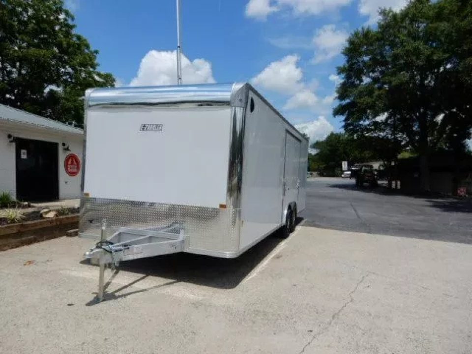 New 2026 Alcom 24' All Aluminum, 82" Height, Finished Interior, Escape Door, EZ Hauler