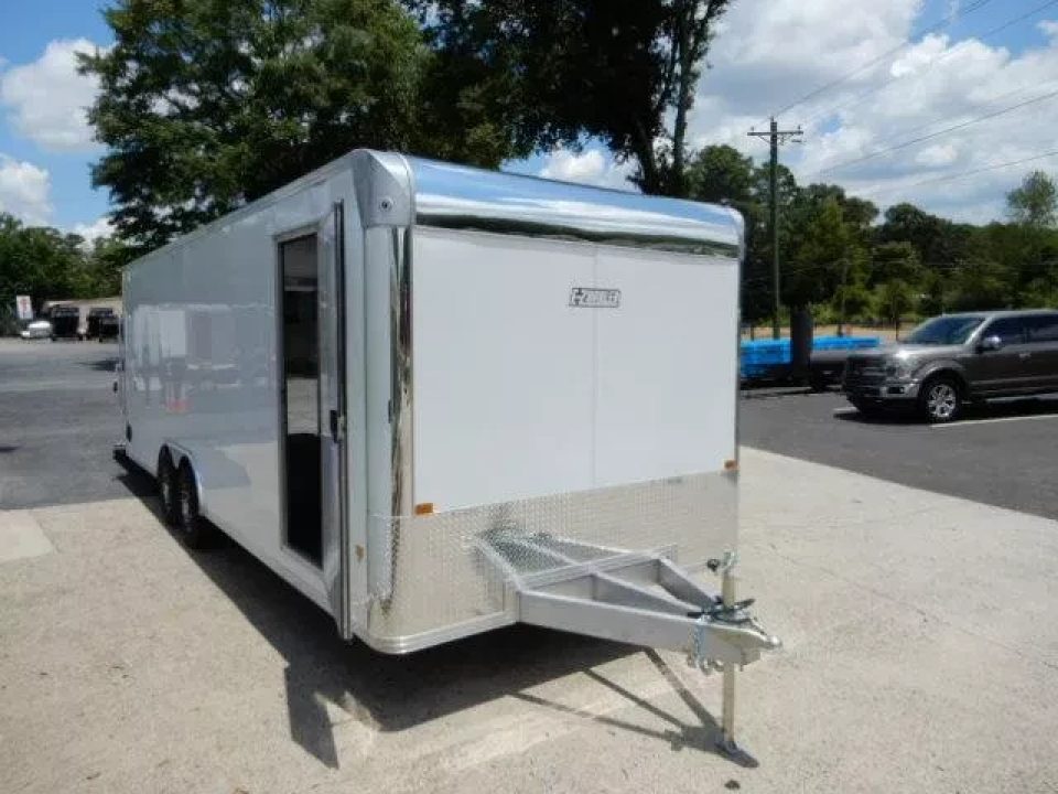New 2026 Alcom 24' All Aluminum, 82" Height, Finished Interior, Escape Door, EZ Hauler