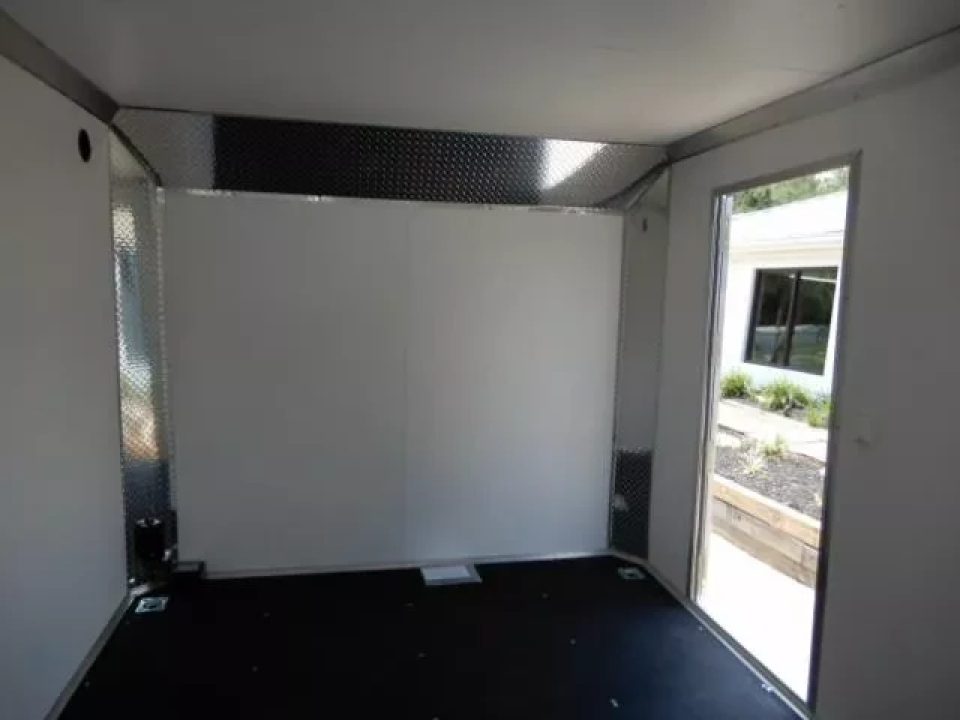 New 2026 Alcom 24' All Aluminum, 82" Height, Finished Interior, Escape Door, EZ Hauler