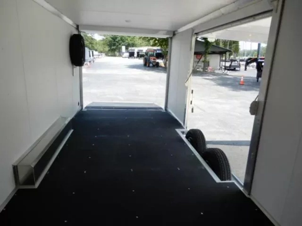 New 2026 Alcom 24' All Aluminum, 82" Height, Finished Interior, Escape Door, EZ Hauler