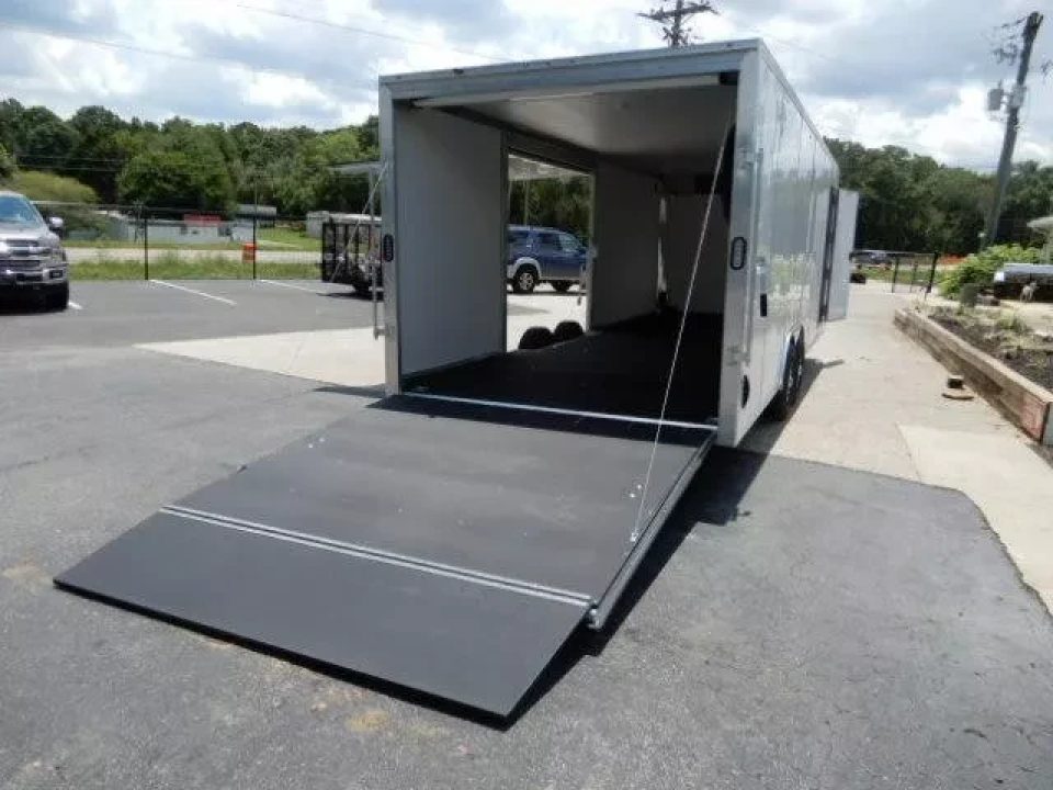 New 2026 Alcom 24' All Aluminum, 82" Height, Finished Interior, Escape Door, EZ Hauler