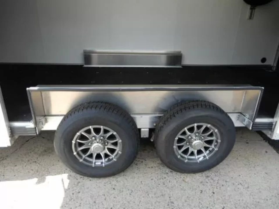 New 2026 Alcom 24' All Aluminum, 82" Height, Finished Interior, Escape Door, EZ Hauler