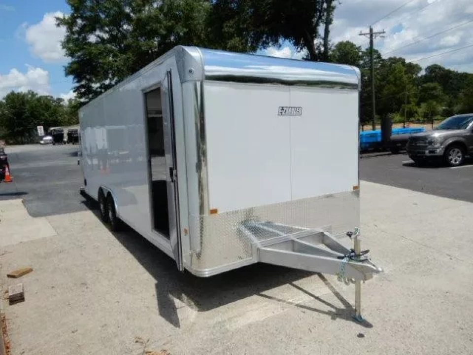 New 2026 Alcom 24' All Aluminum, 82" Height, Finished Interior, Escape Door, EZ Hauler