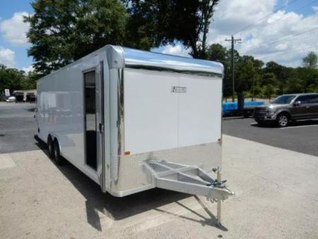 New 2026 Alcom 24' All Aluminum, 82" Height, Finished Interior, Escape Door, EZ Hauler