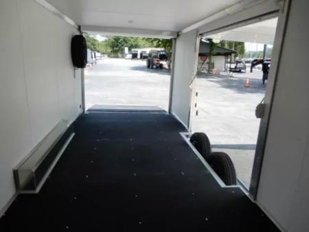 New 2026 Alcom 24' All Aluminum, 82" Height, Finished Interior, Escape Door, EZ Hauler