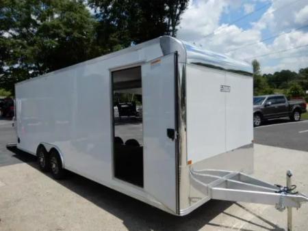 New 2026 Alcom 24' All Aluminum, 82" Height, Finished Interior, Escape Door, EZ Hauler
