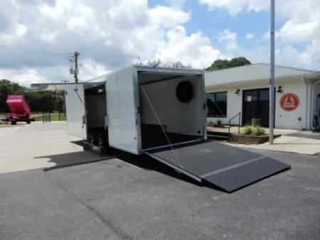 New 2026 Alcom 24' All Aluminum, 82" Height, Finished Interior, Escape Door, EZ Hauler