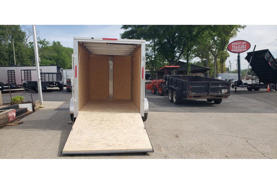 New 2026 Alcom 6x12 Enclosed, All Aluminum  EZEC6x12SA XLT-P