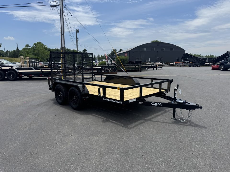 New 2026 Cam Superline P-UTT8212-070 7X12 TA Utility Trailer