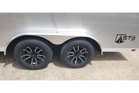 New 2026 ATC 7.5x16" Enclosed, Ramp & Side Door, Spare Tire