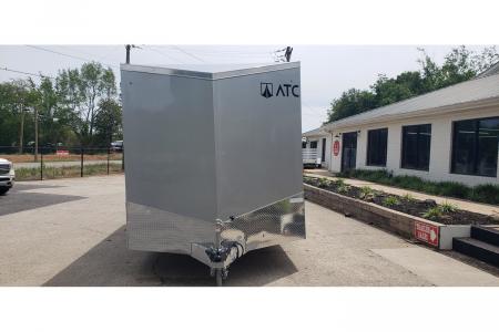 New 2026 ATC 7.5x16" Enclosed, Ramp & Side Door, Spare Tire